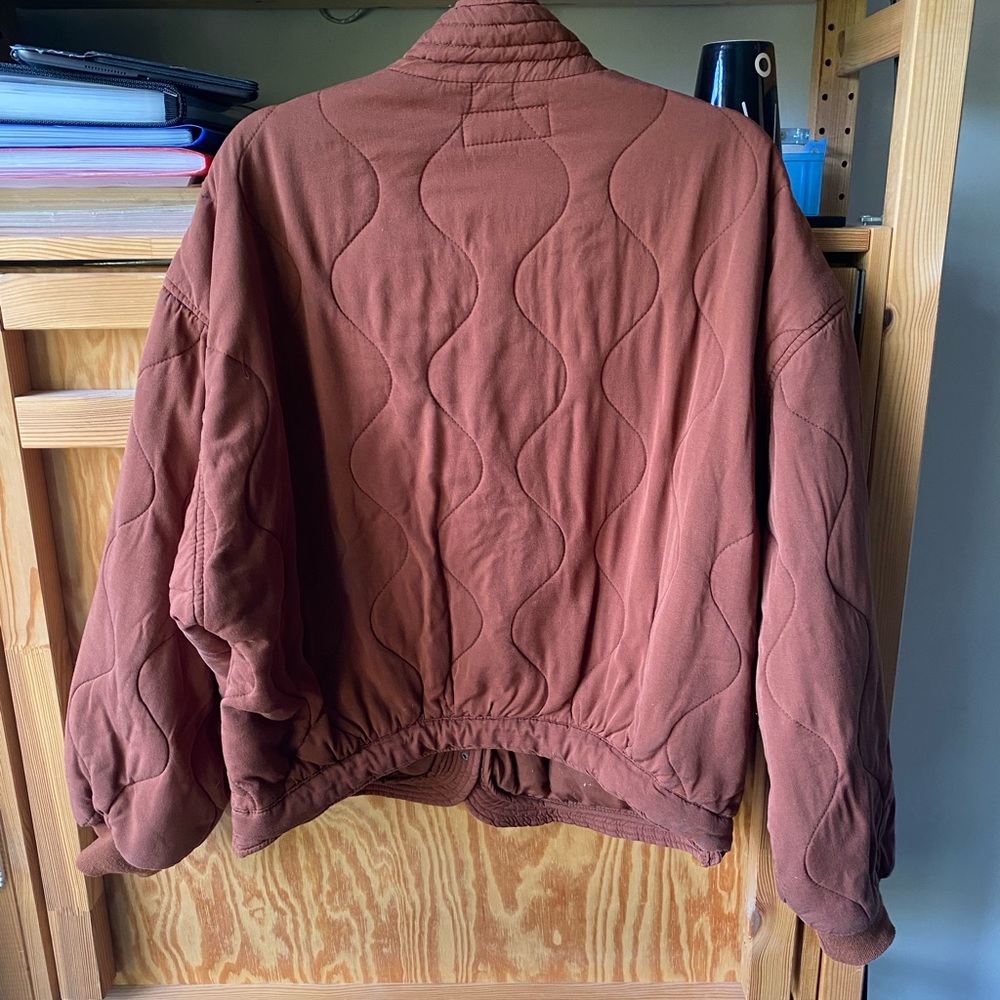 Tencel quilt coat size L blank nyc - Picture 4 of 7